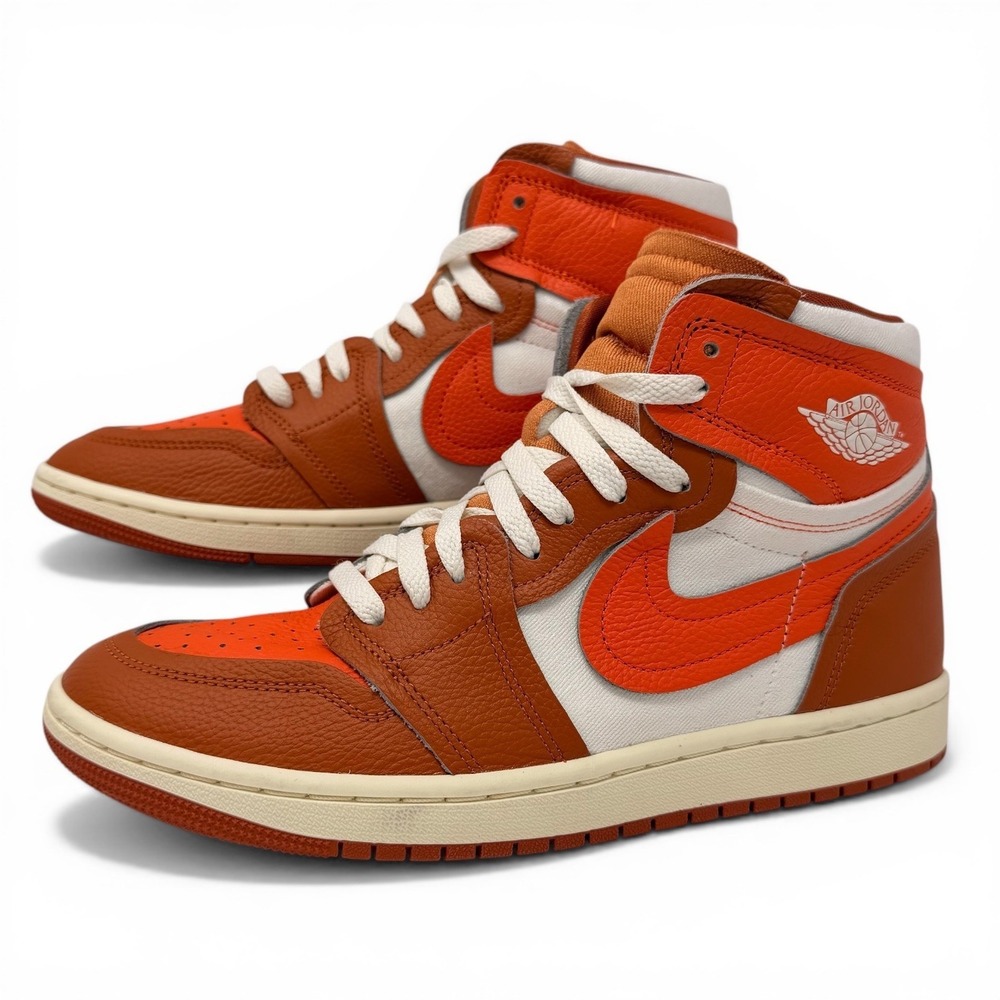 Air Jordan 1 MM High Safety Orange FB9893-800 Men's Sz 9.5 Pre-Owned AJ1 - Picture 2 of 16